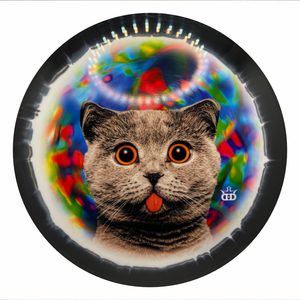 Dynamic Discs Fusion Orbit Verdict 173-176 (Kitty Be Trippin' Dye Max)